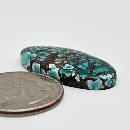Cloud Mountain Turquoise Cabochon Large