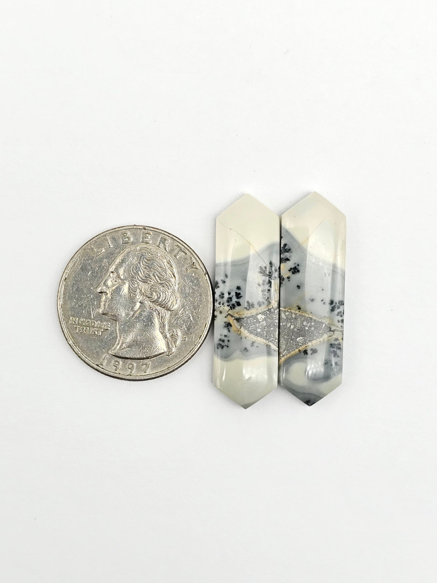 Maligano Jasper Cabochon Pair
