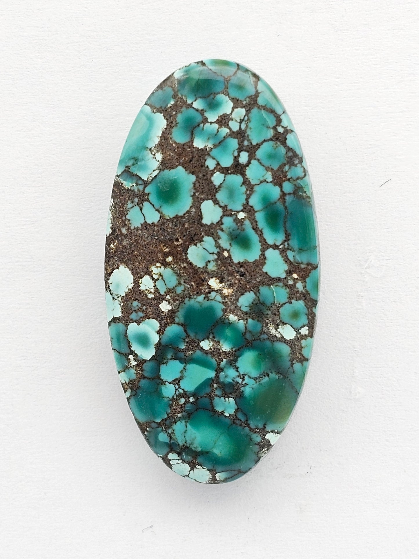 Cloud Mountain Turquoise Cabochon Large