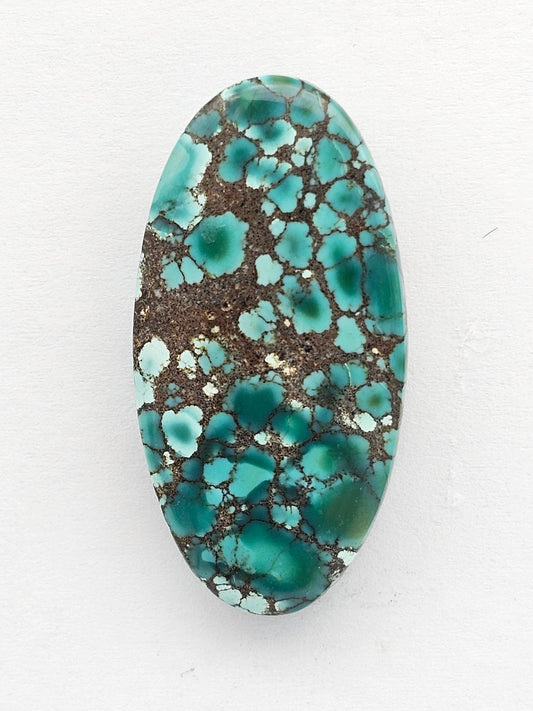 Cloud Mountain Turquoise Cabochon Large
