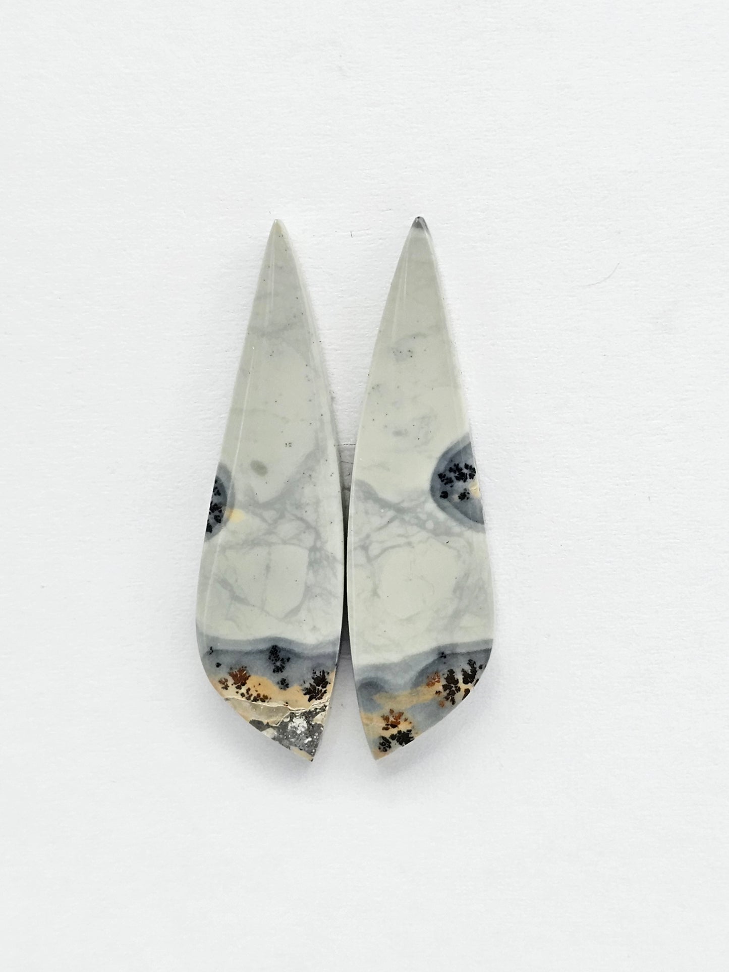 Maligano Jasper Cabochon Pair