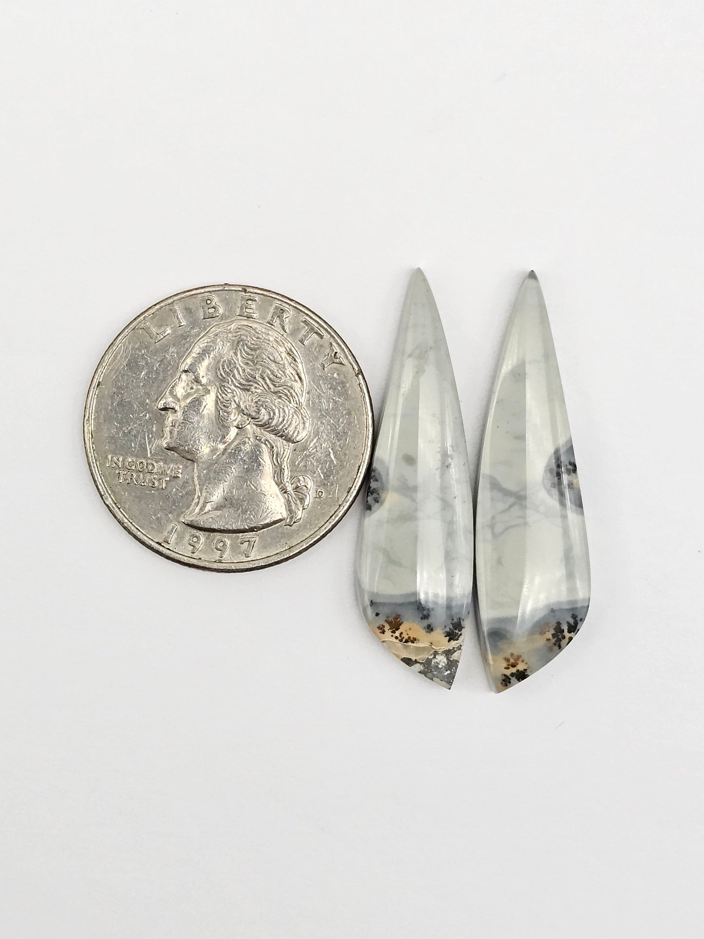 Maligano Jasper Cabochon Pair