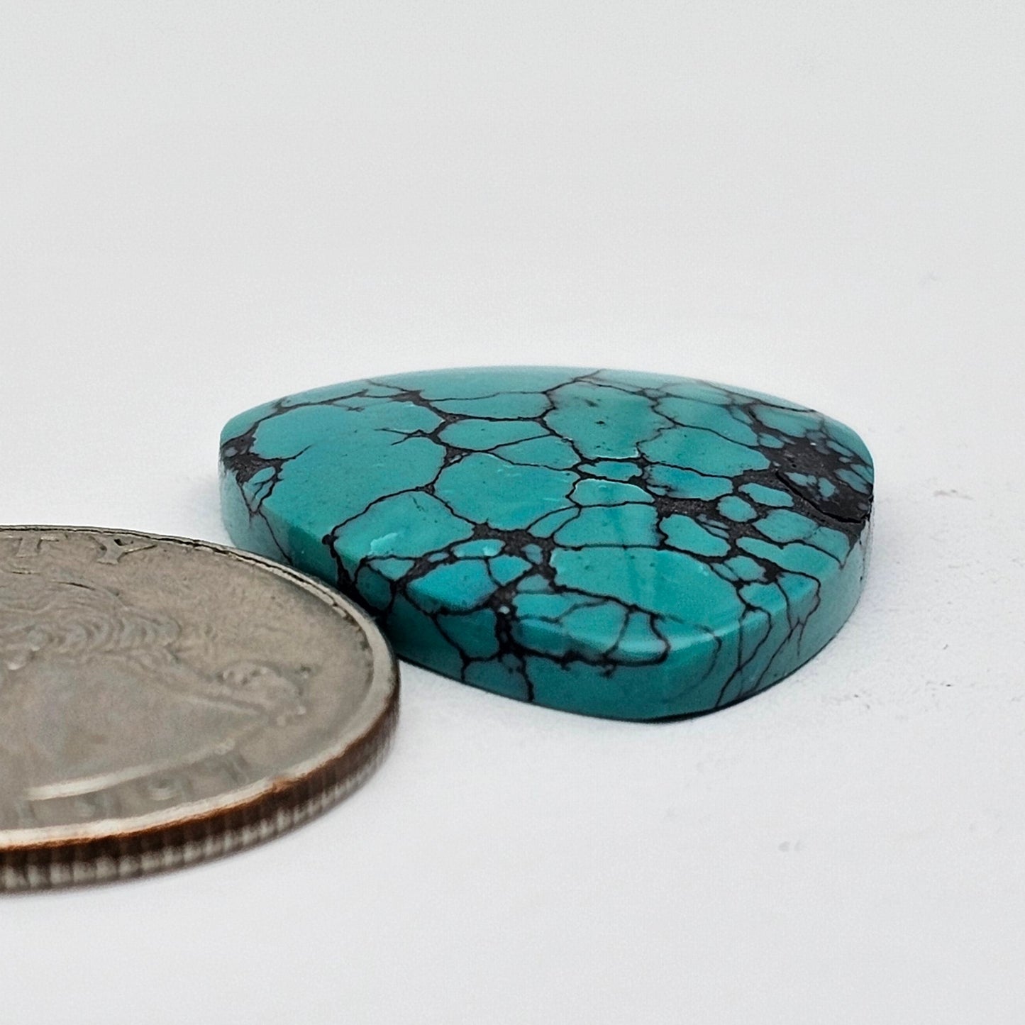 Cloud Mountain Turquoise Cabochon Large