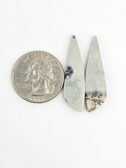 Maligano Jasper Cabochon Pair