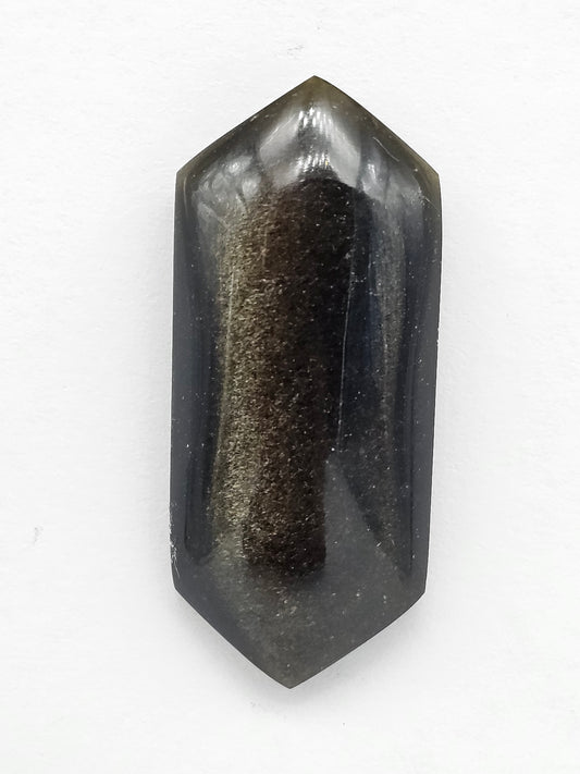 Golden Obsidian Long Diamond Cabochon