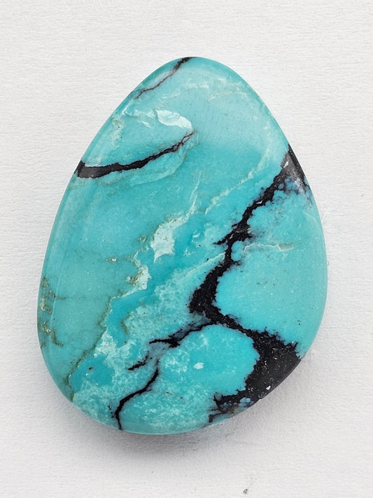 Cloud Mountain Turquoise Cabochon Large