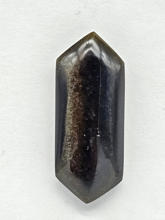 Golden Obsidian Long Diamond Cabochon