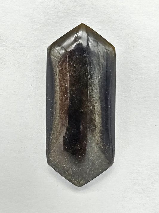 Golden Obsidian Long Diamond Cabochon