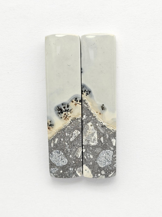 Maligano Jasper Cabochon Pair