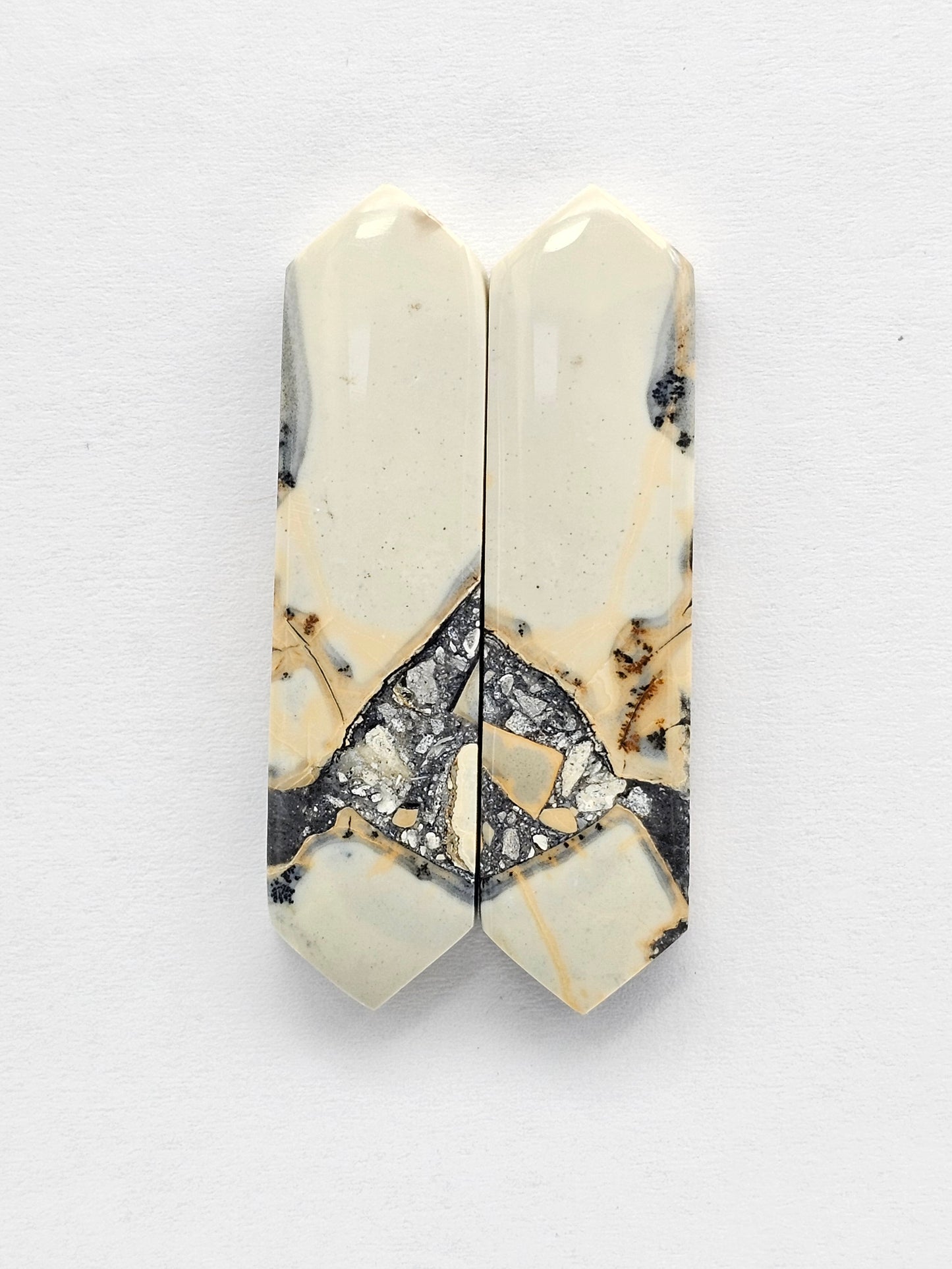 Maligano Jasper Cabochon Pair