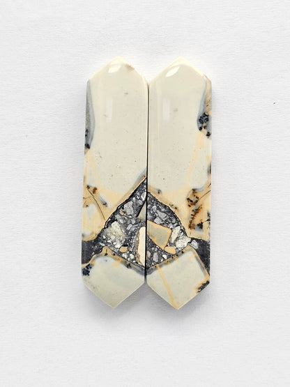 Maligano Jasper Cabochon Pair