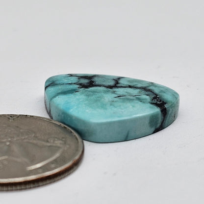 Cloud Mountain Turquoise Cabochon Large