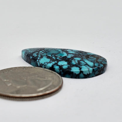 Cloud Mountain Turquoise Cabochon Large