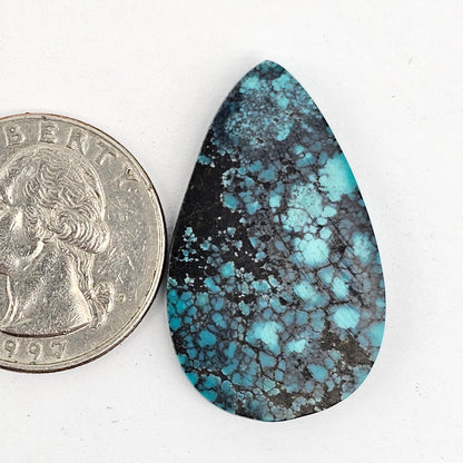 Cloud Mountain Turquoise Cabochon Large
