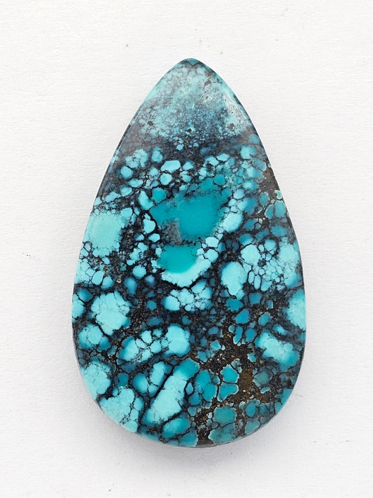 Cloud Mountain Turquoise Cabochon Large