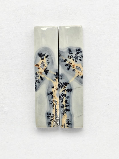Maligano Jasper Cabochon Pair