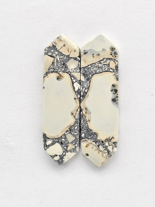 Maligano Jasper Cabochon Pair