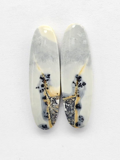 Maligano Jasper Cabochon Pair