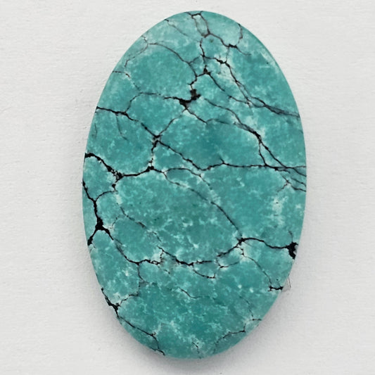 Cloud Mountain Turquoise Cabochon Large