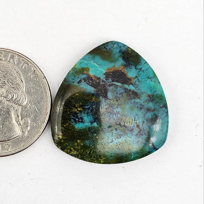 Cloud Mountain Turquoise Cabochon Large