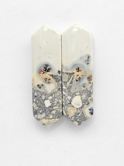 Maligano Jasper Cabochon Pair