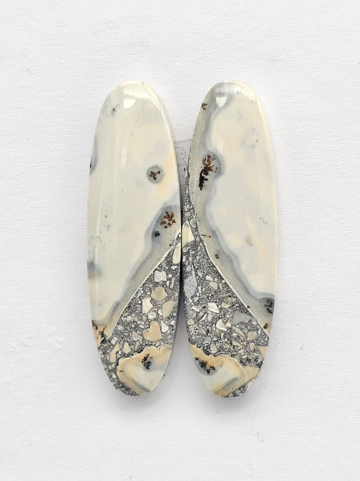 Maligano Jasper Cabochon Pair