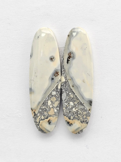 Maligano Jasper Cabochon Pair