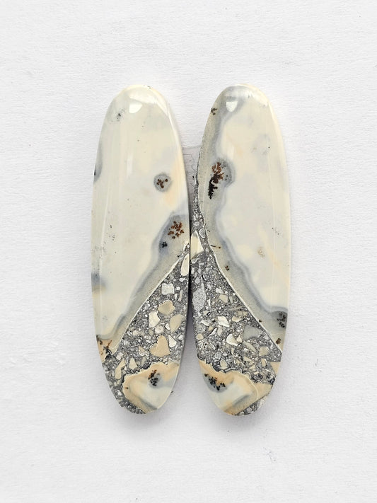 Maligano Jasper Cabochon Pair