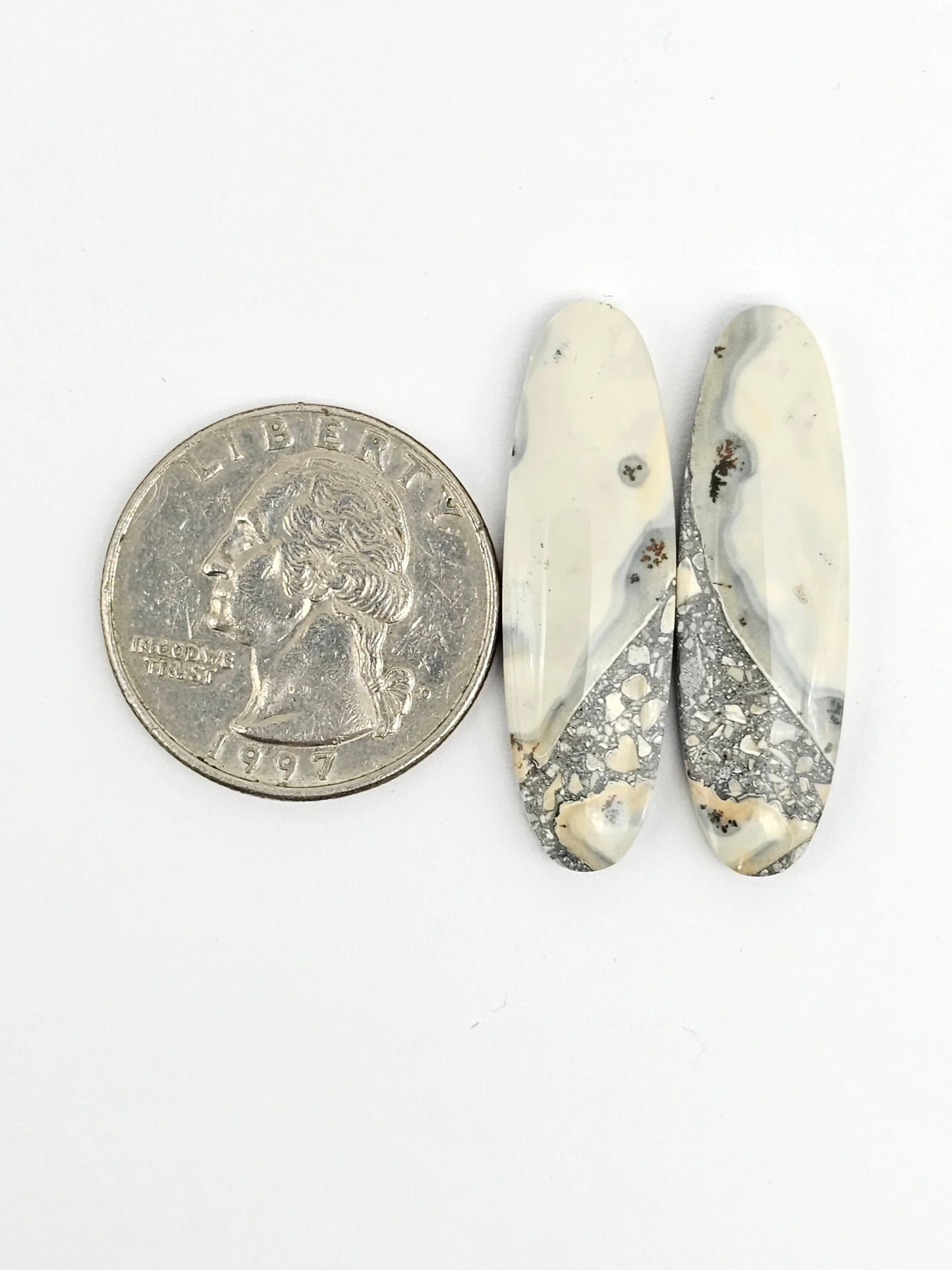 Maligano Jasper Cabochon Pair