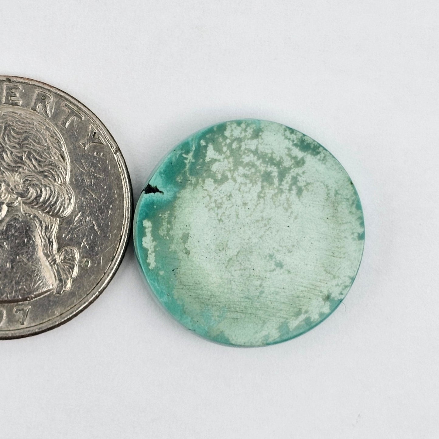 Cloud Mountain Turquoise Cabochon Large