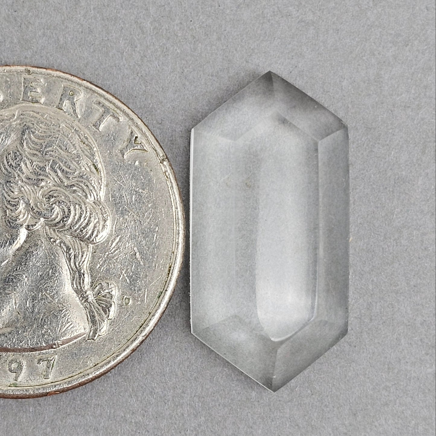 Quartz Geometric cabochon