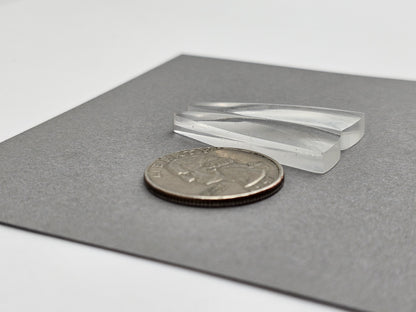 Quartz Geometric Cabochon Pair