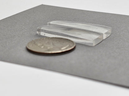 Quartz Geometric Cabochon Pair