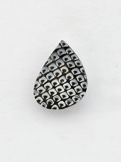 Snake skin agate cabochon