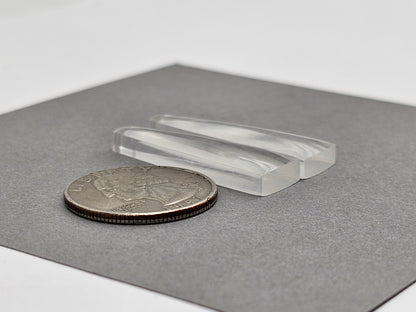 Quartz Geometric Cabochon Pair