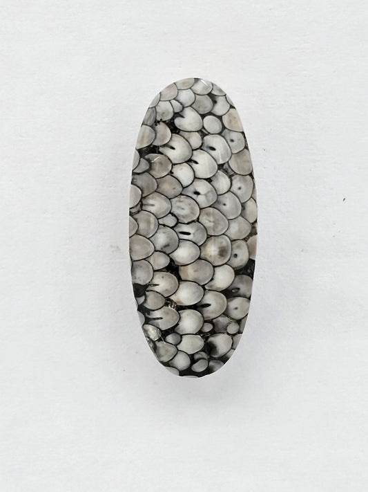 Snake agate cabochon large