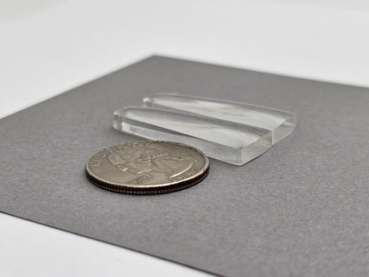 Quartz Geometric Cabochon Pair