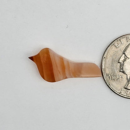 Carnelian Agate Bird Cabochon
