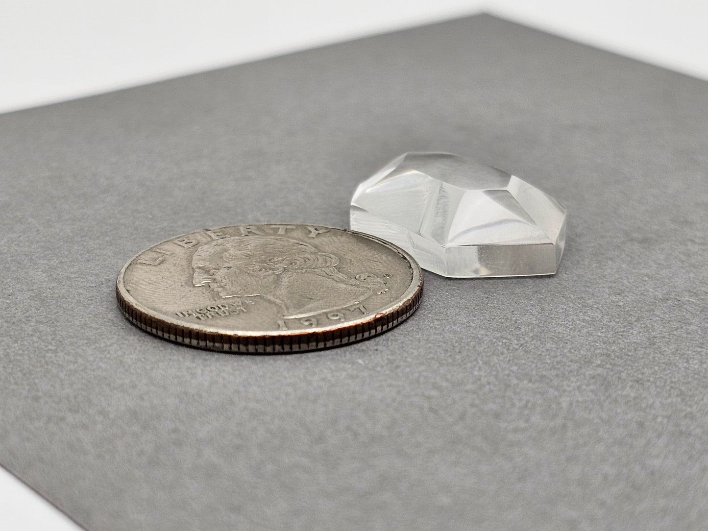 Quartz Geometric cabochon