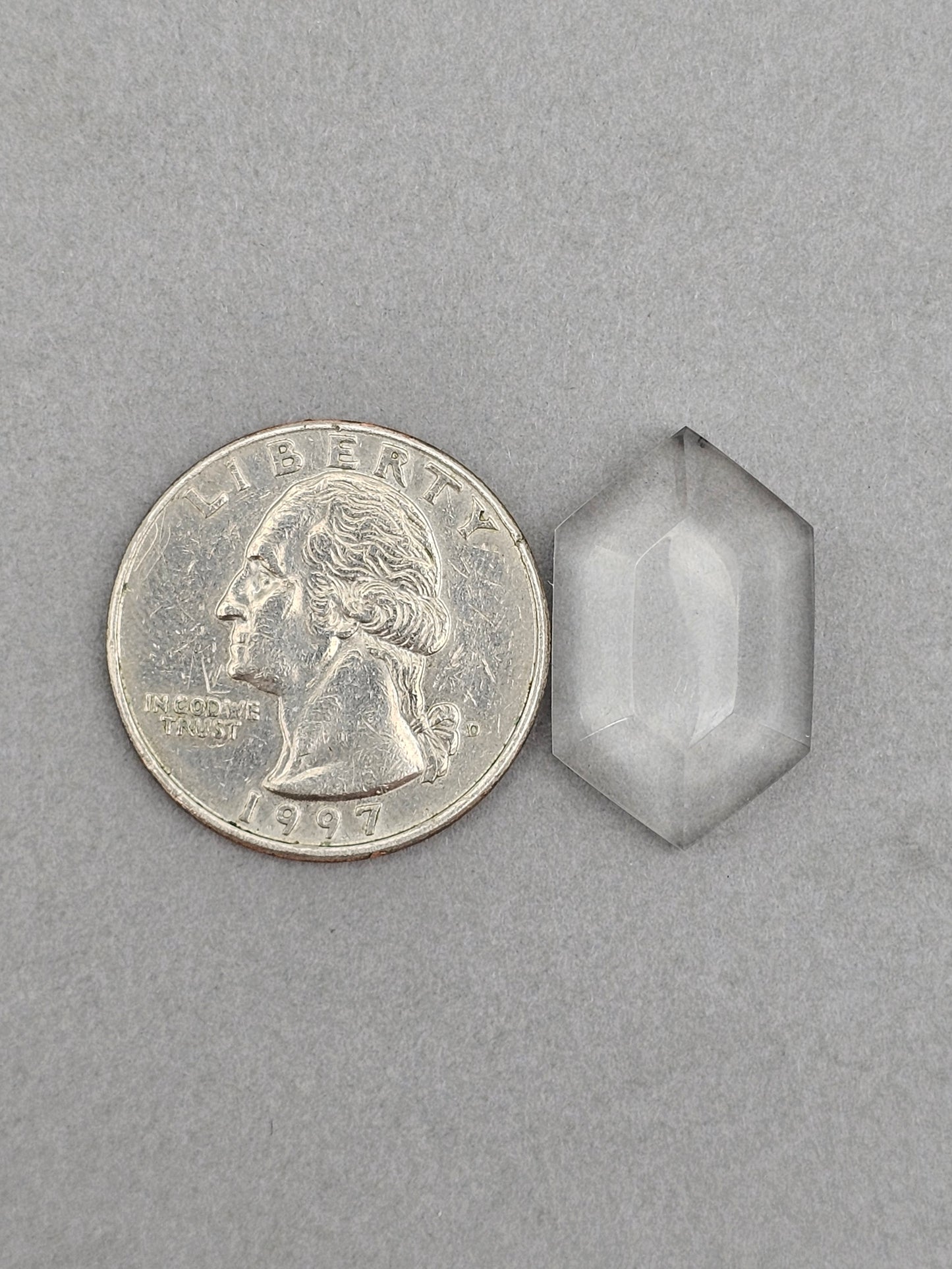Quartz Geometric cabochon