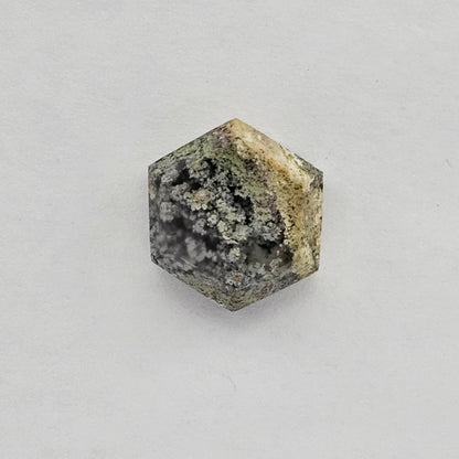 Moss agate cabochon