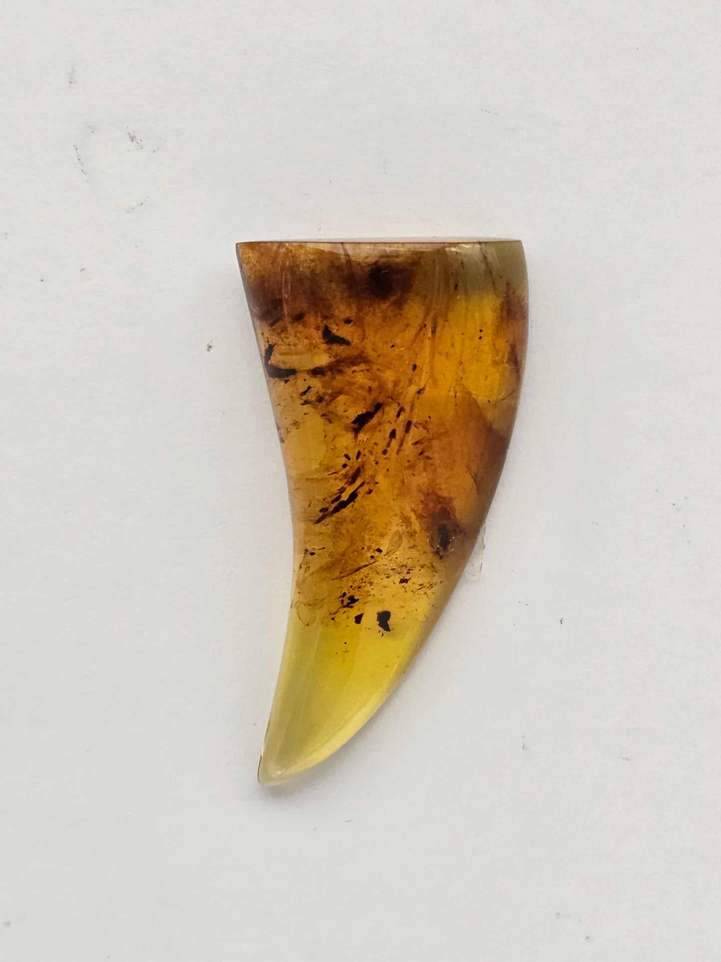 Amber authentic cabochon large