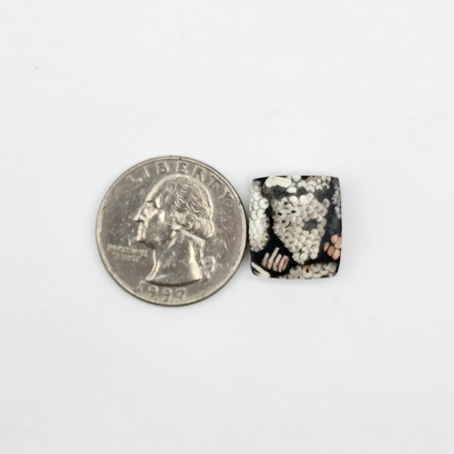 Snake skin agate cabochon