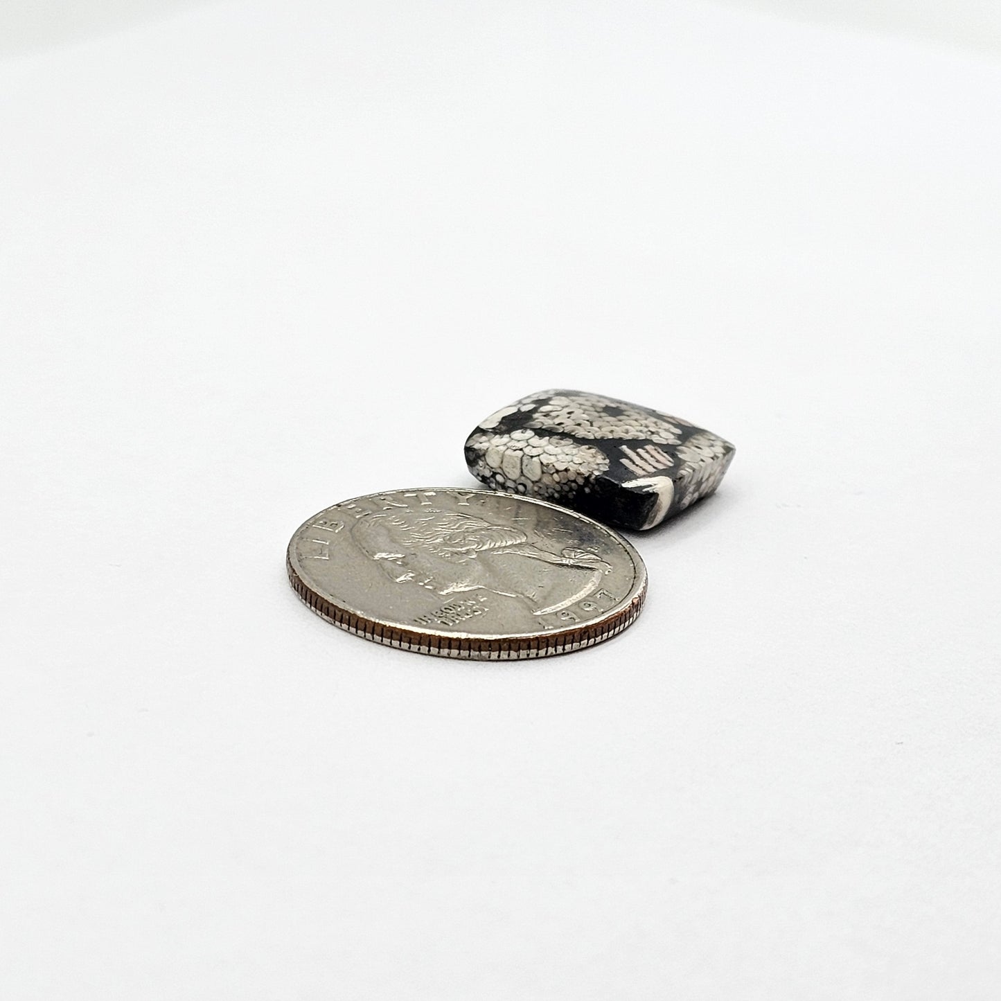 Snake skin agate cabochon