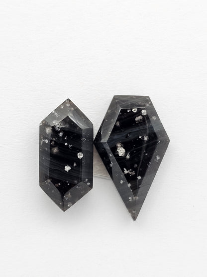 Galaxy Obsidian Cabochon Set