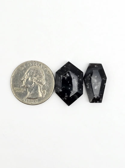 Galaxy Obsidian Cabochon Set