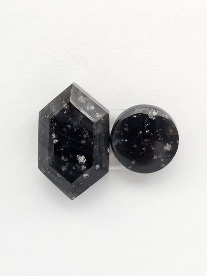 Galaxy obsidian Cabochon Set