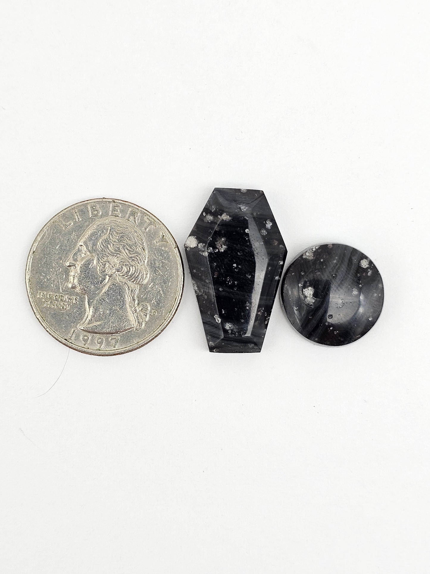 Galaxy obsidian Cabochon Set