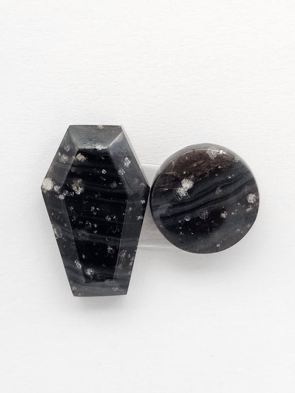 Galaxy obsidian Cabochon Set