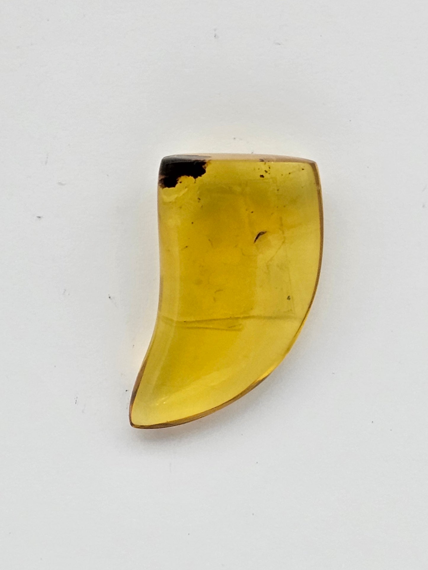 Amber authentic cabochon large